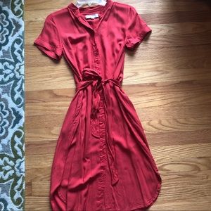Red Loft dress, size XS